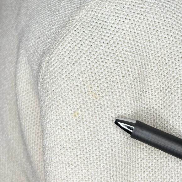 St. John Cropped Knit Blazer Open Front Cream & Black Size 4 - Picture 9 of 10